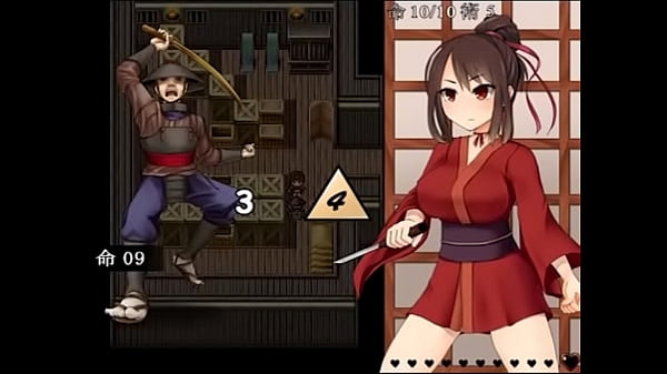 エロゲ実況くノ一牡丹-体験版 四ノ宮美琴 01