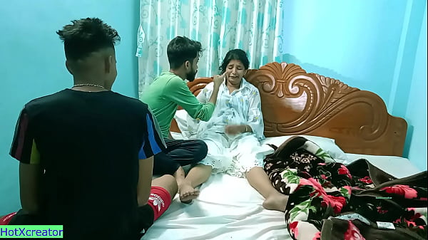 Indian wife shared with closefriend_She was_not ready for sex