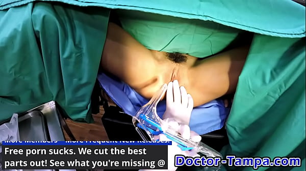 Become_Doctor Tampa PutSpeculum Catheter Into_Aria Nicole As She Undergoes TheProcedure To Get Sterilized At_Doctor-TampaCom