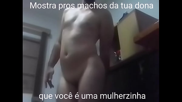 Corninho Safado mostrando que_não tempau suficiente_pra donae vai ser a mulherzinhada relação