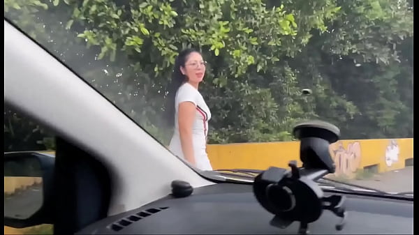 I stopa stranger on apublic_road I mlookingfor someone to_fuck me_on the road and_I get inhis carlet thestranger masturbate me_and thenhe takes me to_the forest to fuck me I_m a sluthorny