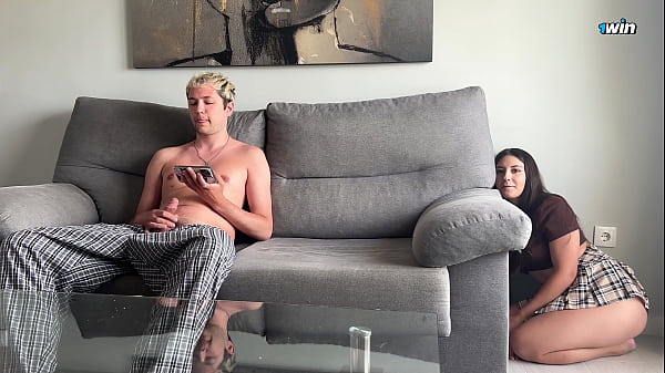 IJust Wanted Prank My Step Brother But He Start_Jerk OffOn The_Couch Thinking He Alone_in Room